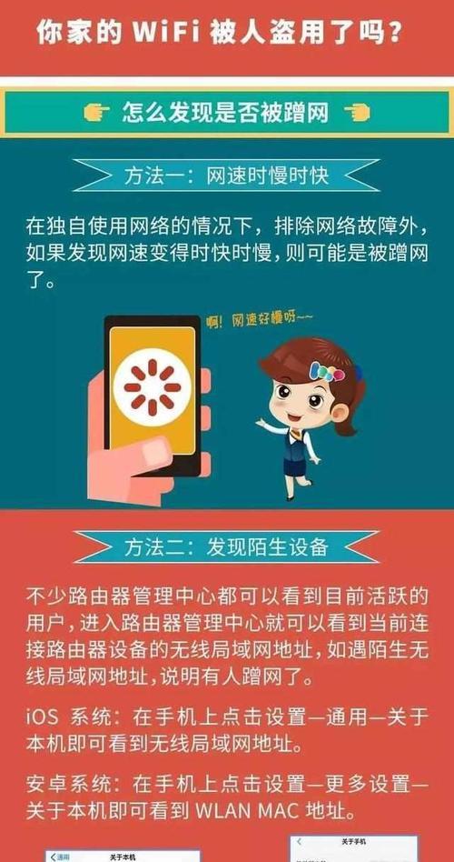 WiFi安全防护方法（保护家庭WiFi不受盗用，让网络更安全稳定）