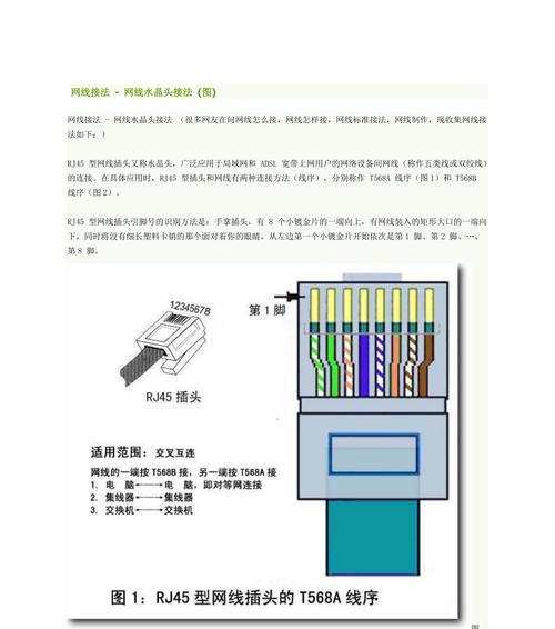 网线接法水晶头的正确方法（一起学习正确的网线接法水晶头图文教程）