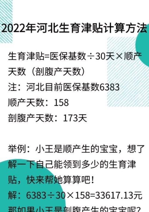 2024年生育津贴怎么算的（了解生育津贴的计算方法及使用技巧）