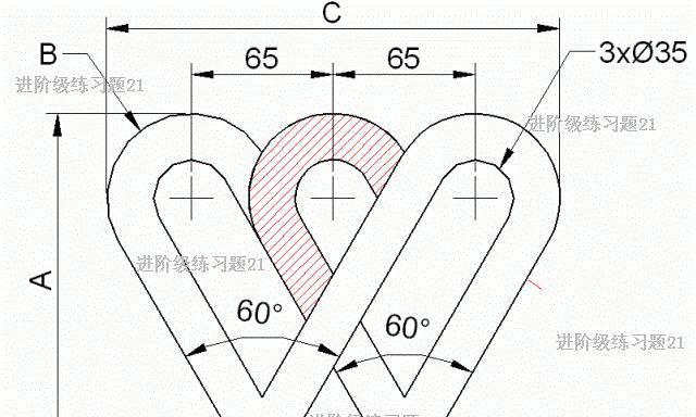 cad怎么等比例放大尺寸（CAD可以用正多边形和椭圆两种方法放大比例）