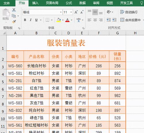 Excel表格制作教程（掌握Excel表格制作技巧）