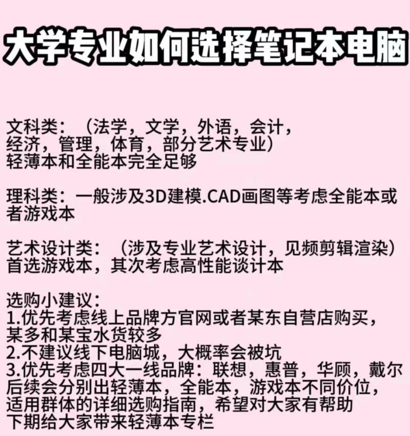 新手怎么选笔记本电脑的配置？哪些配置是必须考虑的？