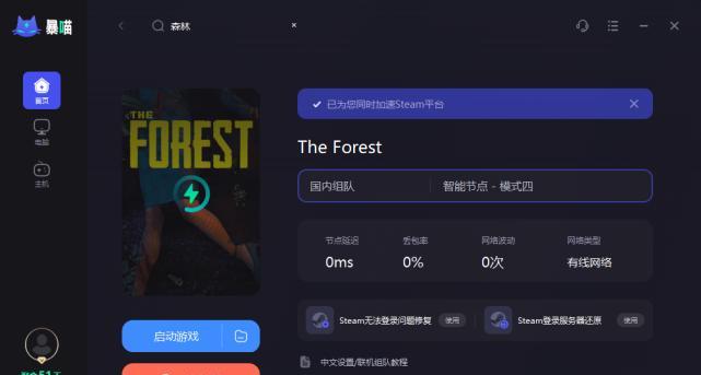 森林游戏无法连接steam大厅怎么办？解决方法有哪些？